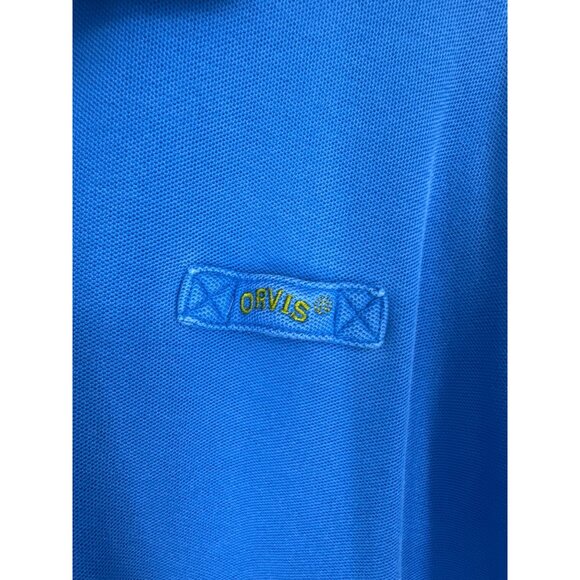 Orvis Signature Contrasting Trim Polo Shirt Orange Sz L 100% Cotton 1K48 - Picture 3 of 12